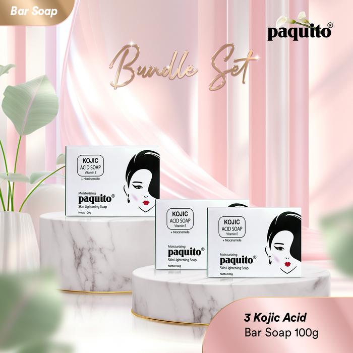 Gambar [BUY 2 GET 1] Sabun Paquito Lightening Kojic Acid dari Life at Paquito Kota Semarang Tokopedia