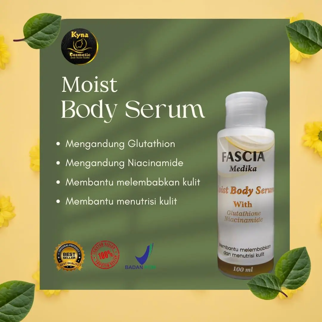 Fascia Medika Moist Body Serum With Glutathion, Niacinamide Kaki Lotion by KYNA