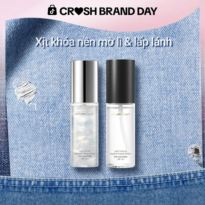 Xịt Thiết Lập Trang Điểm, Carslan, Hoàn Thiện Nhầy, Lâu Trôi, Lớp Hoàn Thiện Lì, Kiểm Soát Dầu Cả Ngày, Công Thức Không Khô, Phù Hợp Với Mọi Loại Da, 50ml