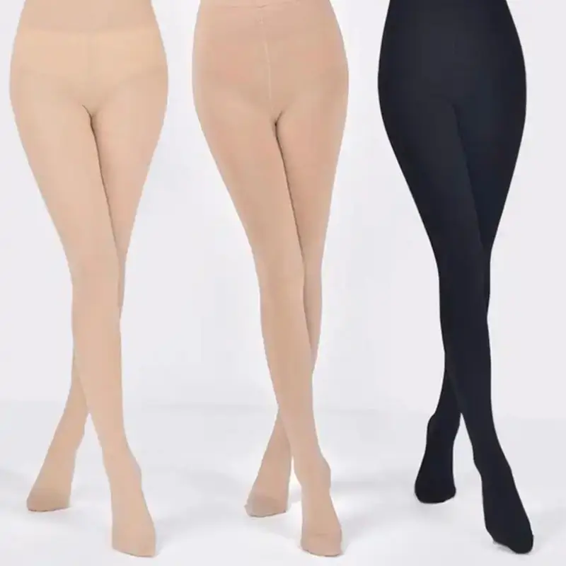 Hemat Paket 3 Pcs Stocking Celana Apple 120D Tebal Dan Halus - Pantyhouse Celana, Hitam, Cream, Ketebalan 120D