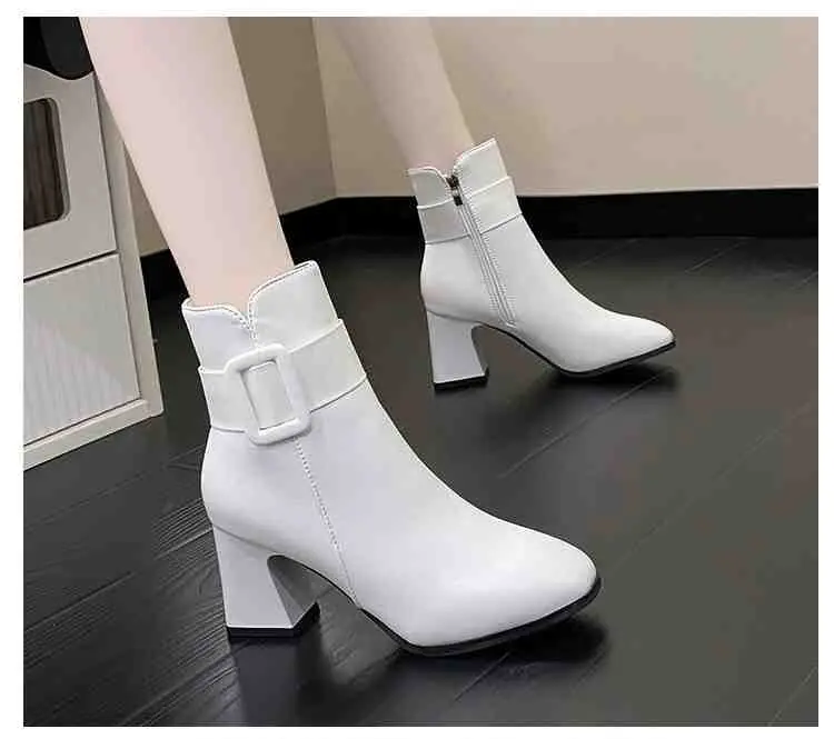 IVEE Boots High Block Jessie Korea IV6210 4