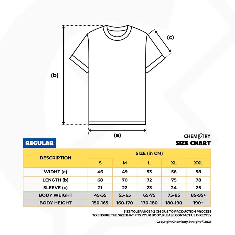 Chemistry Straight - T-Shirt - Fossil Black 3