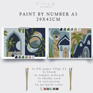 Paint By Numbers A3 Dessert series