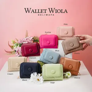 Deliwafa - Wiola Wallet Fashion Dompet Kartu Wanita