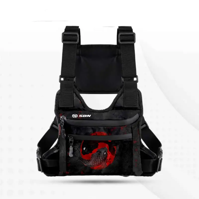 tas dada pria/tas pelindung dada/tas dada motif Dewasa Pinggang Selempang 4