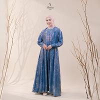 Gambar Shirin Zein - Gamis Muslim Dress Kondangan Daily Bahan Silk Premium Motif Eksklusif Series Toraja - Lavender Mist, S dari Shirin Zein Store Kab. Pati 3 Tokopedia