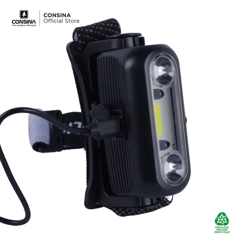 Consina Headlight W909 Lampu Senter Kepala Emergency | Headlamp Camping Outdoor Hiking Gunung Mancing 2