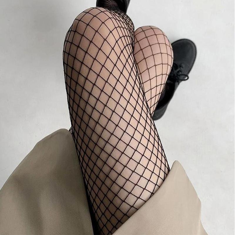 Product Introduction of Fishnet Stockings Stockings Full Body Stockings Black White Fashion Cosplay Adult Stockings YK Sexy Womenswear 18