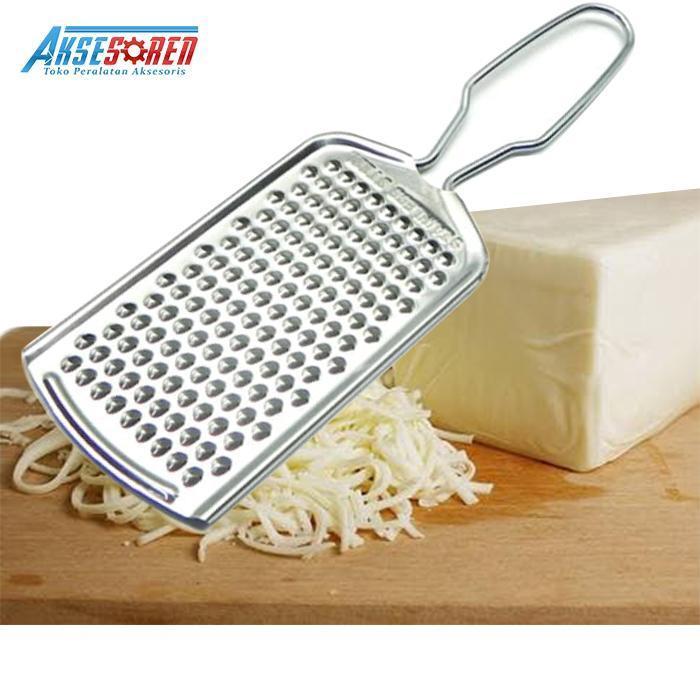 Gambar Parutan Keju Cheese Stainless Steel Aksesoren [Original] / Parut Cokelat, Kentang, Sayur & Serbaguna Buah Simple - Variasi dari Aksesoren Kab. Indramayu Tokopedia
