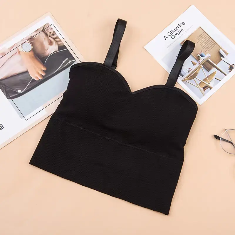 Tank Top Bra  Tanktop Polos Elastis High Quality Crop Top Inner Kaos Tangtop 5