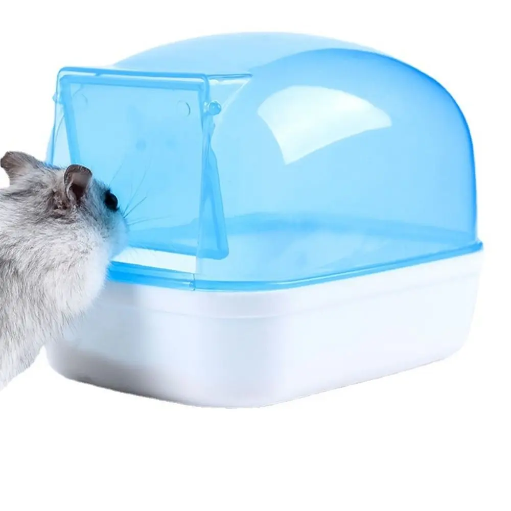 1PC Plastic Portable for Gerbil Squirrel Dustproof Colorful Hamster Bathroom Hedgehog Toilet Chinchilla Dry Bath Hedgehog Sand Room