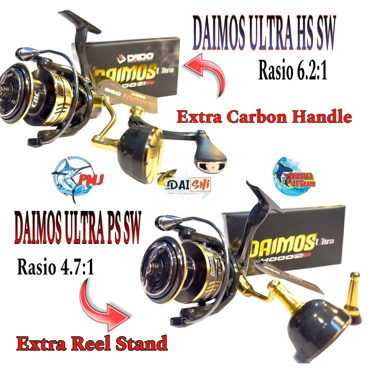 Reel Daido Daimos Ultra hs salt water 1000-6000