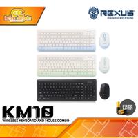 Gambar REXUS KM10 New Combo Wireless - Office Keyboard & Mouse Wireless - Gradation Green dari Techno Computer Bali Kota Denpasar 1 Tokopedia