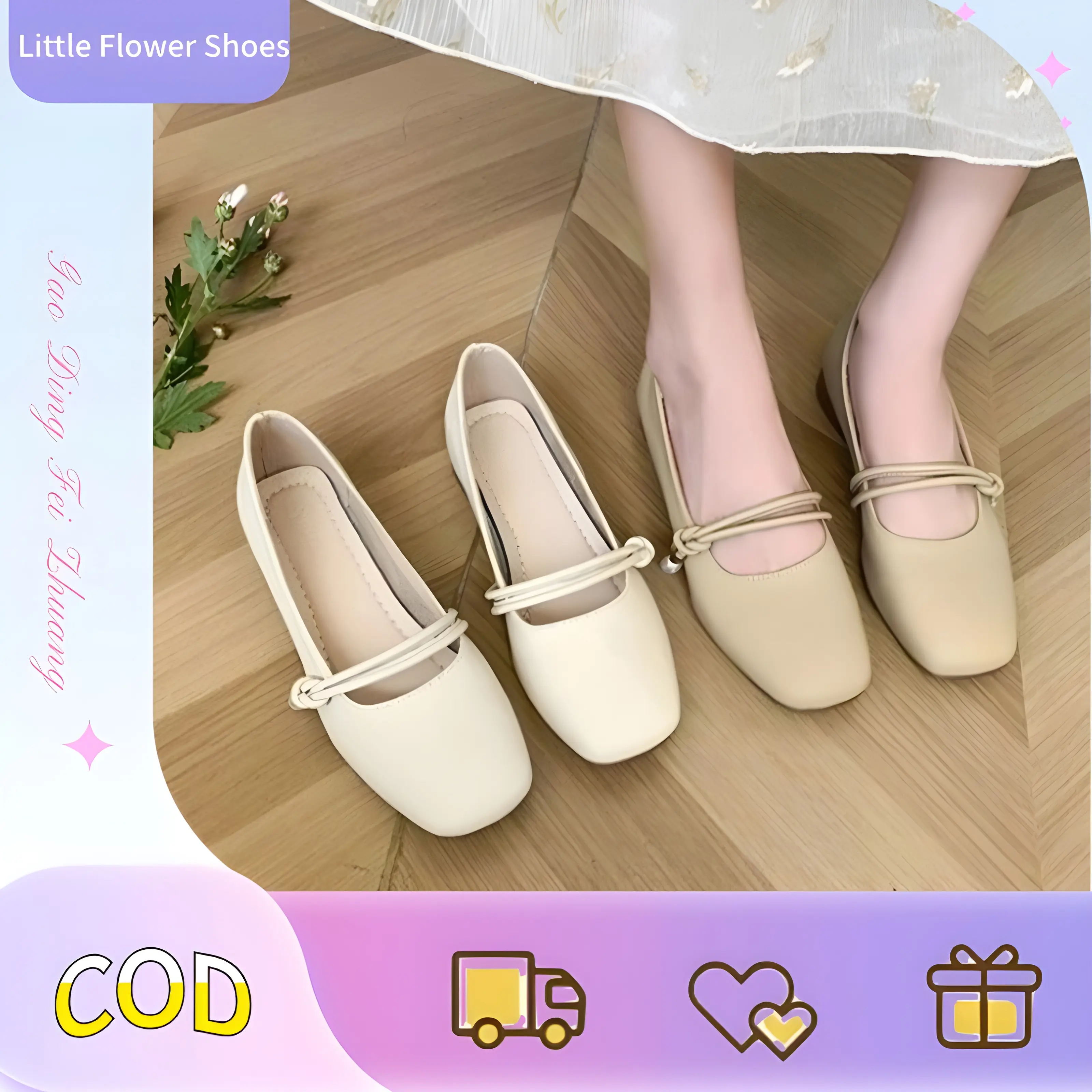 Mary Jane Shoes Fairy Dress Small Leather Shoes Niche Temperament Pumps