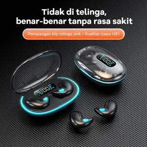 【COD】 x55 Earphone Tidur TWS Bluetooth Gaming Nyaman, Suara Stereo HiFi, Tahan Air IPX5, Peredam Kebisingan Aktif & ENC, Kontrol Sentuh Layar Digital, MagSafe Charging, Baterai Awet