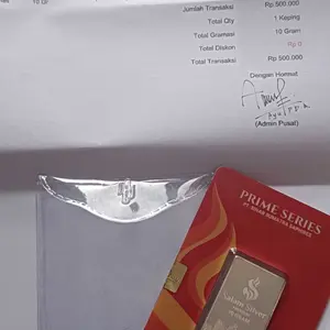 SALAM SILVER - Prime Series - Ukuran 250 gr s/d 1 gr - PERAK 9995