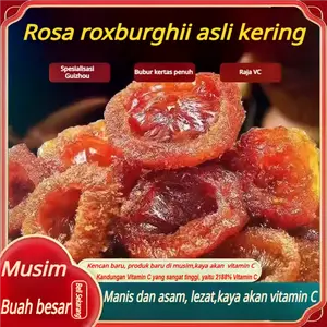 Kandungan vitamin C sangat tinggi, buah pir berduri kering, dikeringkan di bawah sinar matahari dari buah utuh, murni buatan tangan, terbuat dari buah besar liar asli pilihan, tanpa bahan tambahan, cocok untuk camilan atau hadiah Tahun Baru.
