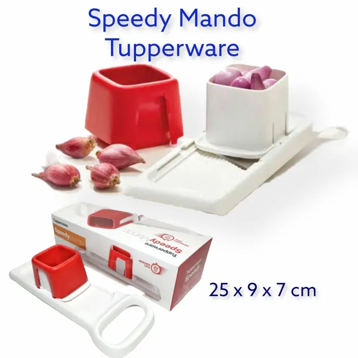 Viral! alat pengiris bawang singkong kentang speedy mando tuperware praktis