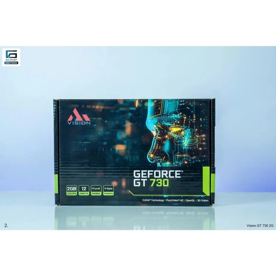 Card màn hình AiVision GeForce GT 730 (2GB GDDR5, 64-bit, Single Fan)