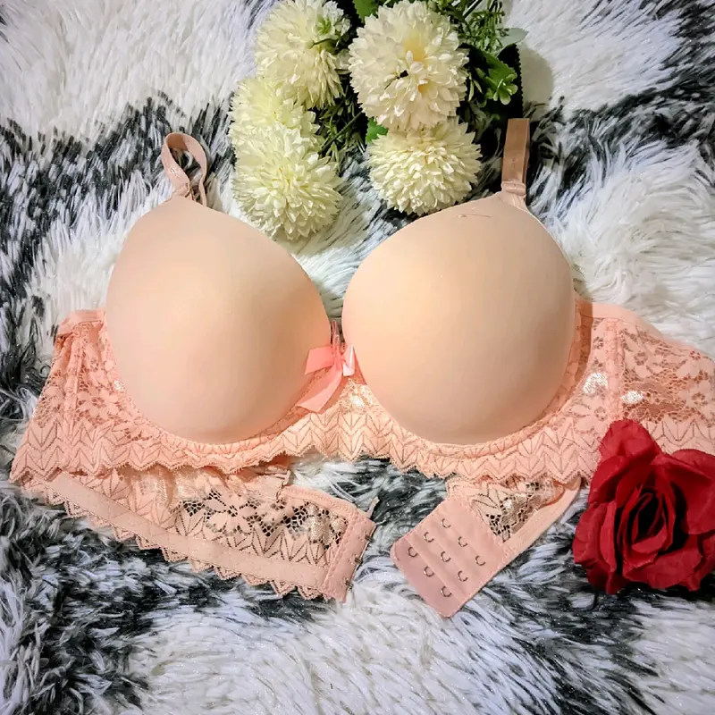 Bra Kawat Busa Tebal Cup Besar C Bh Bra Wanita Dewasa Super Montok Bra Full Cup Push Up Motif Polos Mix Renda Cantik Lembut 2