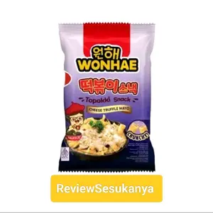 Wonhae Toppoki Snack Cheese Truffle Mayo 80gr - Snack Populer