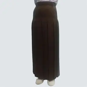 Skirts rok bawah pinggang coklat pramuka wanita SERAGAM SEKOLAH Dewasa Bawahan Kerja rokkainjatuh ban Ritsleting