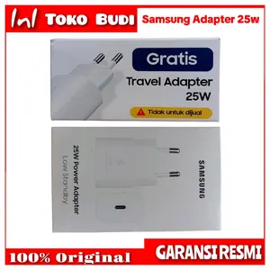 Adapter Travel Samsung 25w 25 watt tipe C Original Resmi Sein Kabel Adaptor