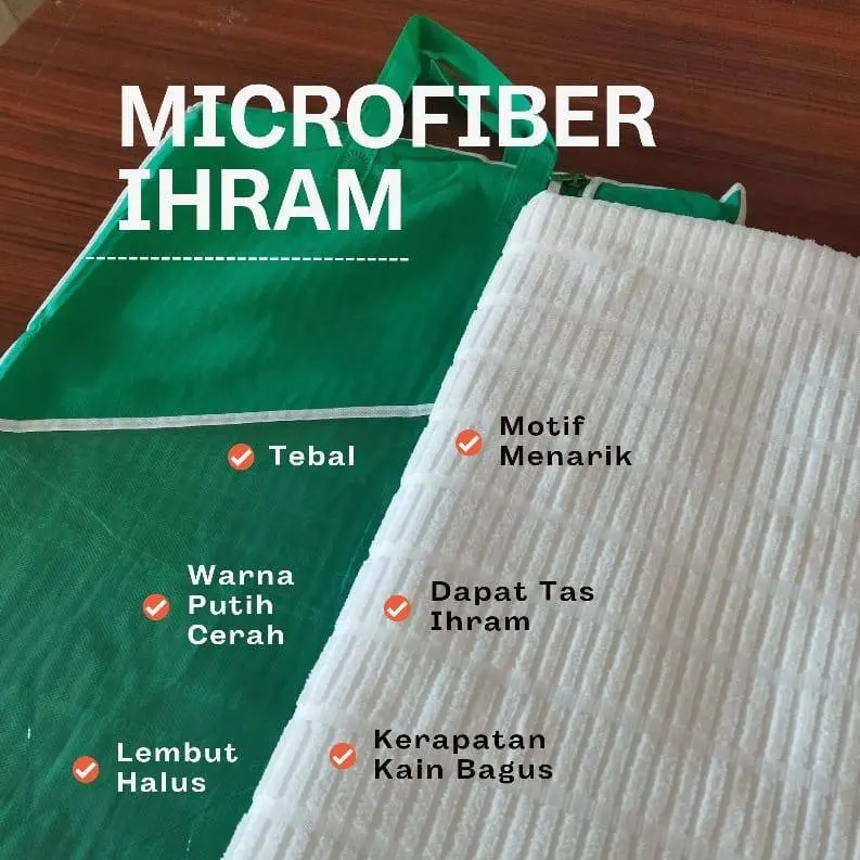 Kain Ihram Pria Dewasa Motif Exclusive | Kain Ihrom Microfiber Motif Kain Ihram Exclusive Halus Lembut | Kain Ihrom Import