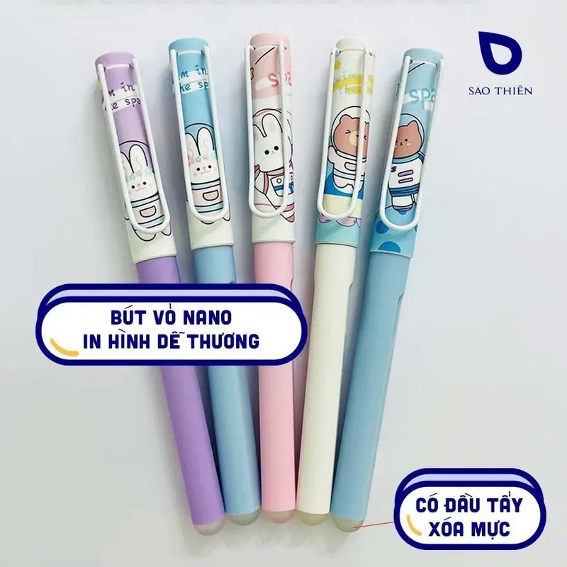 Bút mực học sinh Sao Thiên S205 thân Nano chống bụi 7