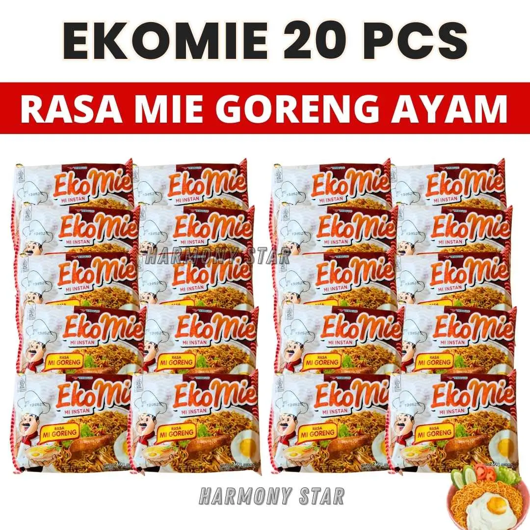 FLASH SALE EKOMIE 20 PCS MI AYAM GORENG SEDAP
