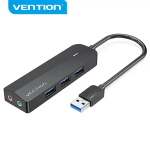 Vention USB Hub 3.0 with Sound card External Stereo Audio Mic TRS
