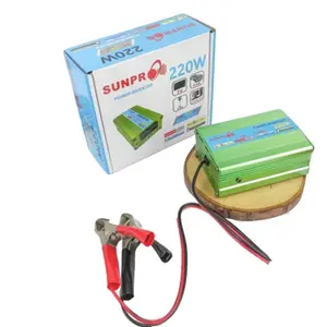 COD Power Inverter Sunpro 220W From DC 12V to AC 220V HIGH QUALITY SUNPRO untuk TV Mobil Kipas Komputer Power Inverter Termurah