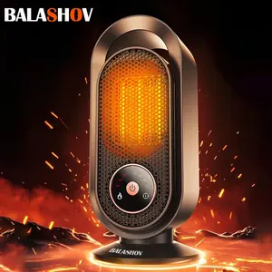 1000W Electric Heater Portable Mini Desktop Fan Heater Smart Hot Air Blower Home Bedroom Office Warmer Machine for Winter