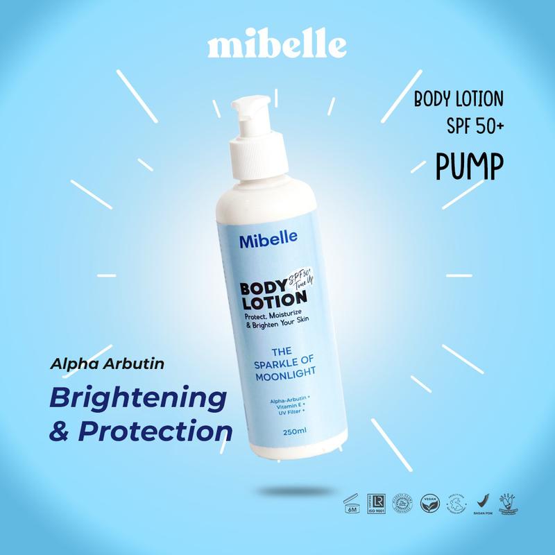 Mibelle Body Lotion SPF 50+ Tone Up The Sparkle of Moonlight 2