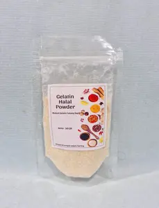 Gelatin Halal Powder / Bubuk Gelatin Tulang Sapi (50 gr)