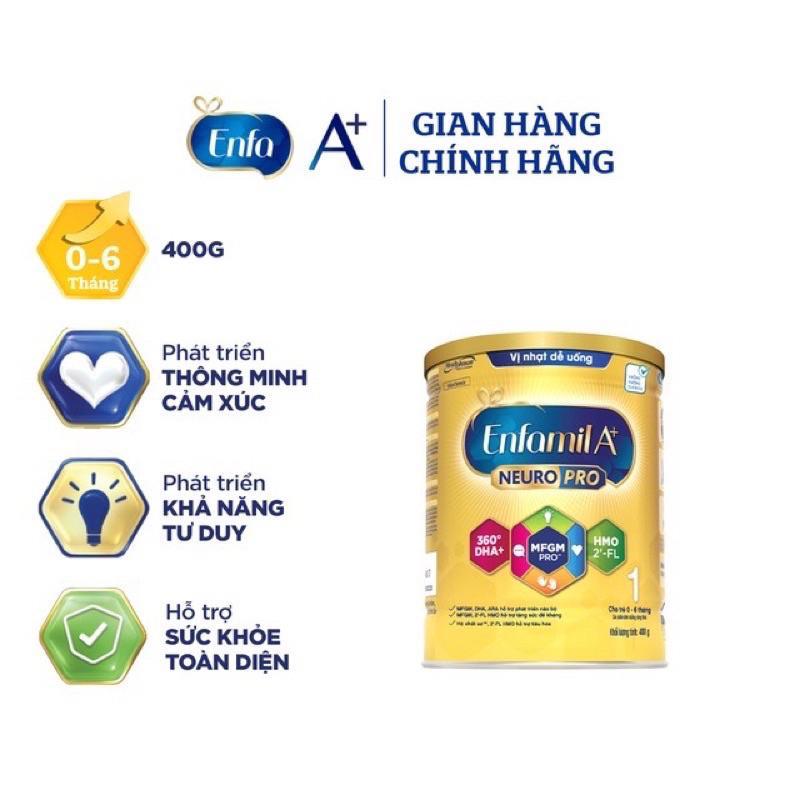 Sữa Enfamil A+ NeuroPro 1 cho từ 0-6 tháng 400g