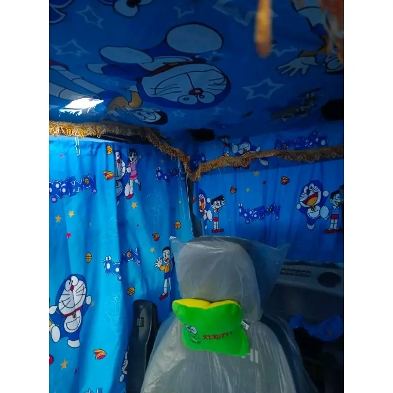 Paket Gorden Excavator Doraemon Full Set 3 Item - Kain Katun - Dekorasi 2