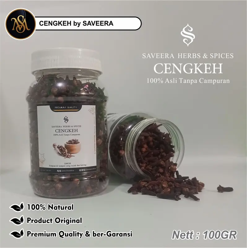 Cengkeh Kering non - Bubuk I Cloves  Rempah Asli Pilihan Terbaik 1