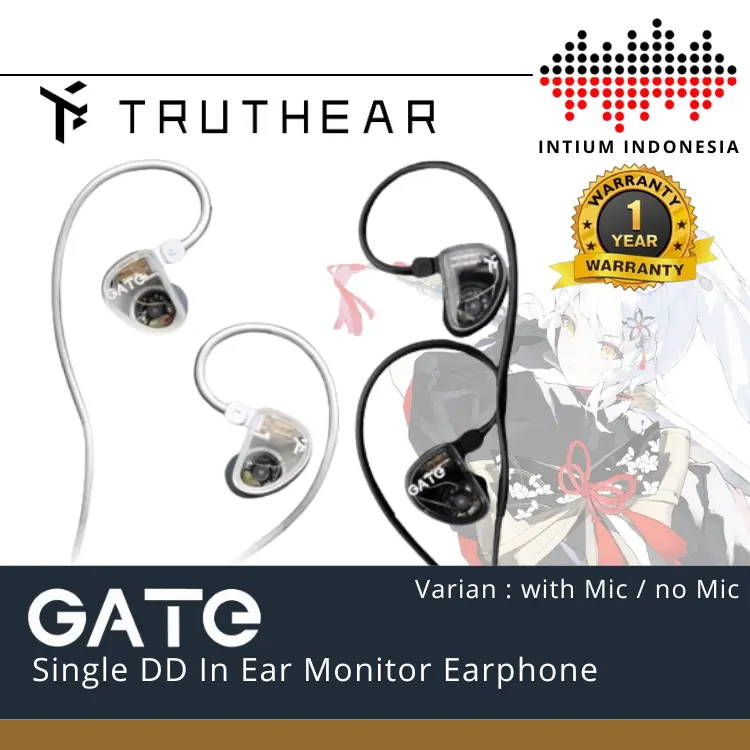 TRUTHEAR GATE 10mm Single Dynamic Driver In Ear Monitor Earphone