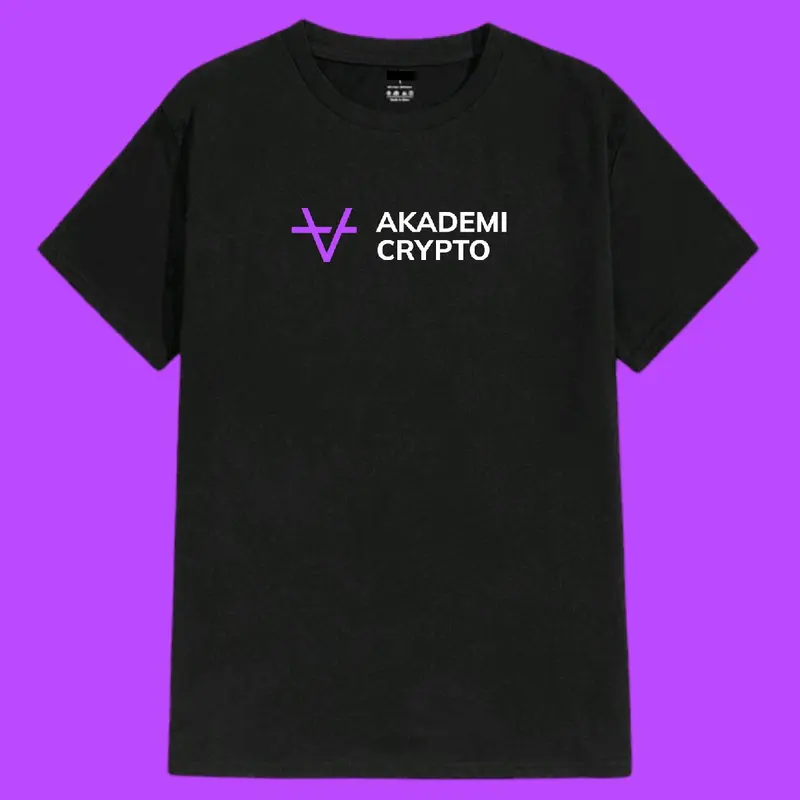 KAOS AKADEMI CRYPTO NEW / AKADEMI CRYPTO TIMOTHY RONALD KALIMASADA / COTTON COMBED 24S PREMIUM / WARNA HITAM / UNISEX PRIA DAN WANITA 1
