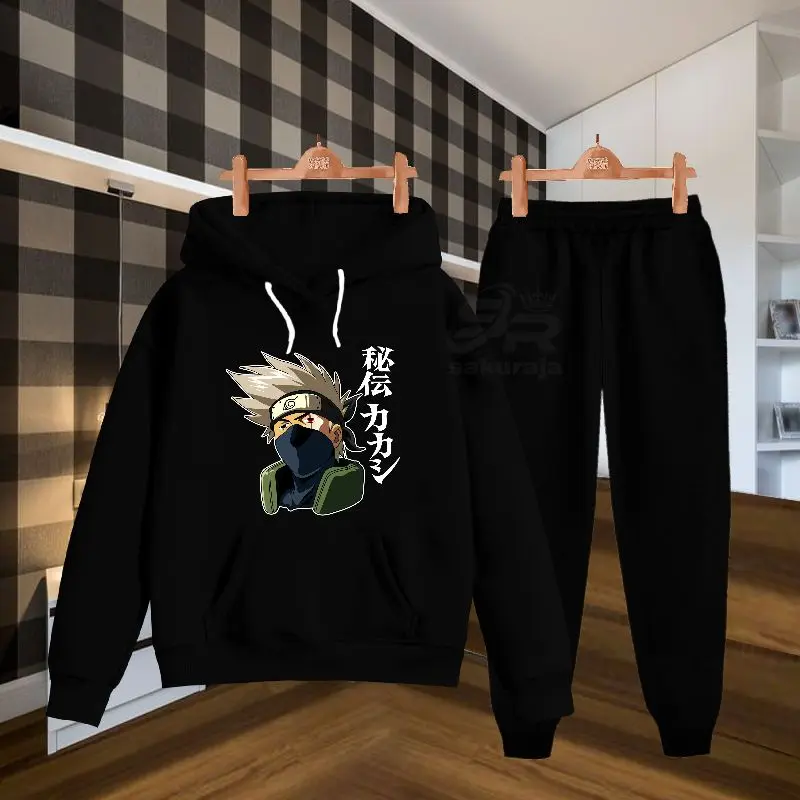setelan Hoodie karakter Kakashi Naruto/umur 6-17 tahun