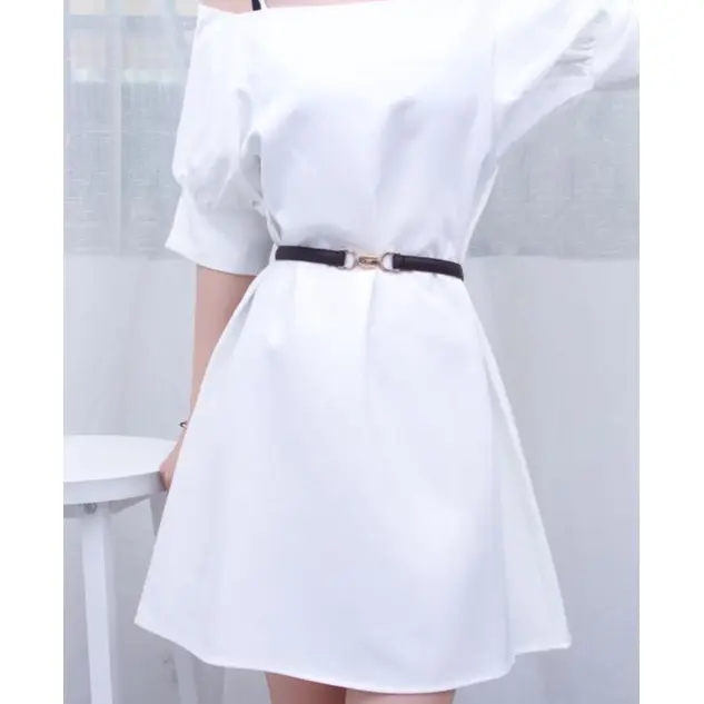 Gesper Kulit Wanita Sabuk Tali Ikat Pinggang Cewek Casual Import BT12 1