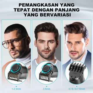 Kensen Hair Clipper  Epilator Pencabut Bulu Alat Cukur Kumis Dan Jenggot Clipper all in one Alat Cukur Rambut Elektrik 5