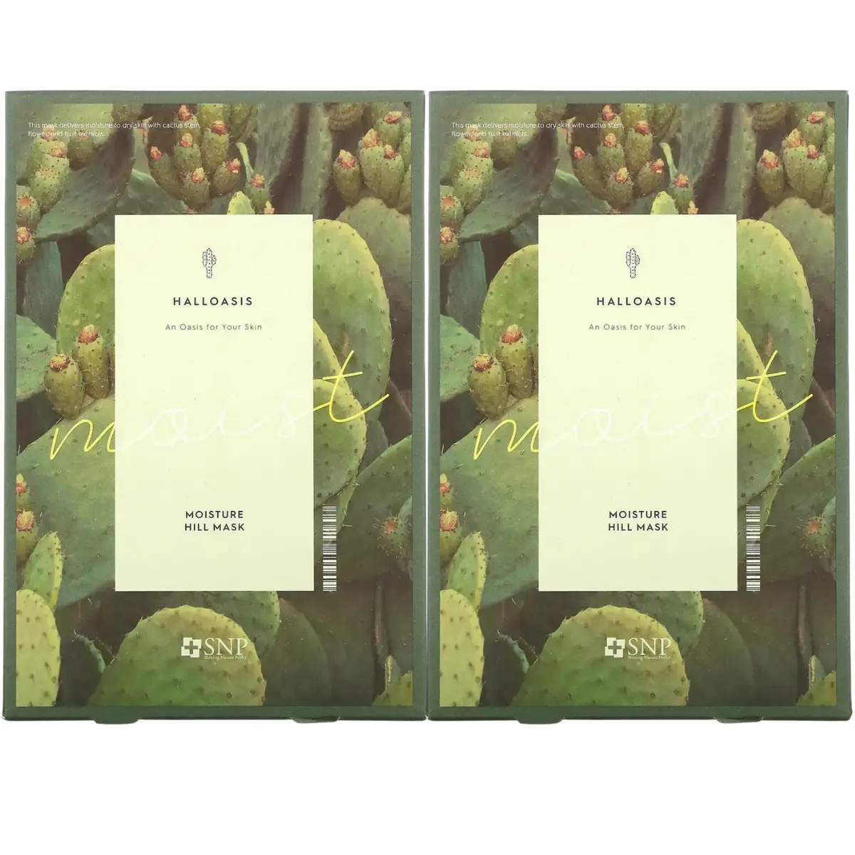Snp Halloasis Moisture Hill Mask 2pcs Korean Skin care Kbeauty