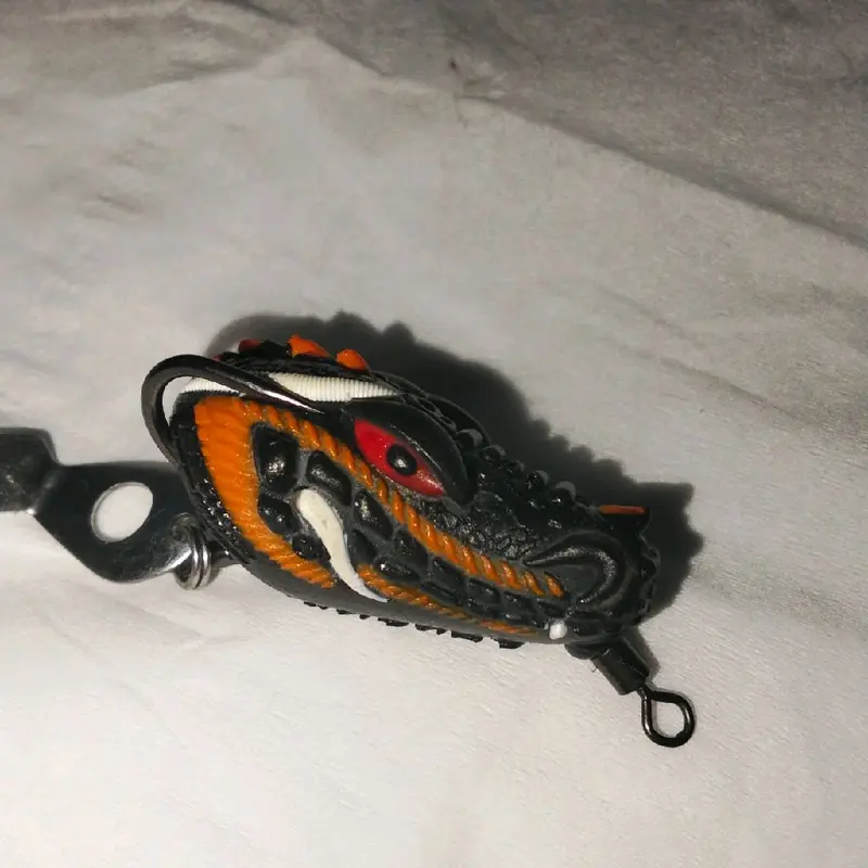 Soft Frog 3D KEPALA NAGA Si GANGKER 3,7 cm Lure 4