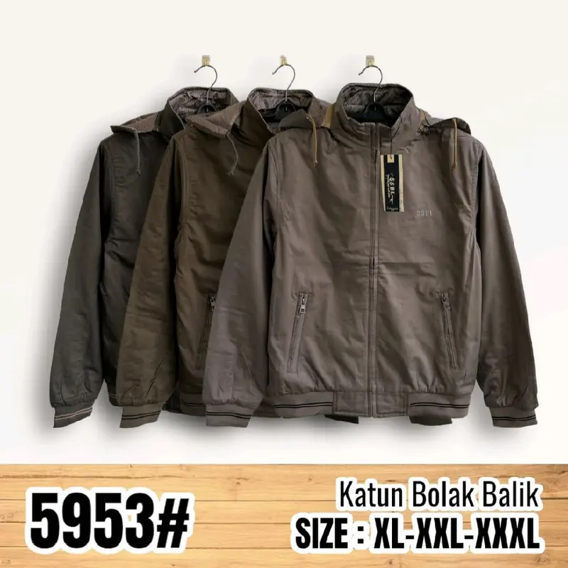 jaket import / jaket pria dewasa / jaket pria katun import / jaket katun pria terbaru 2023 Katun Musim dingin Polos Motif Lembut Kain Hijau Coklat Tebal Panjang Zipper Nyaman Abu Muda Keren Casual Kancing Cowok Kerja Distro Baju 3