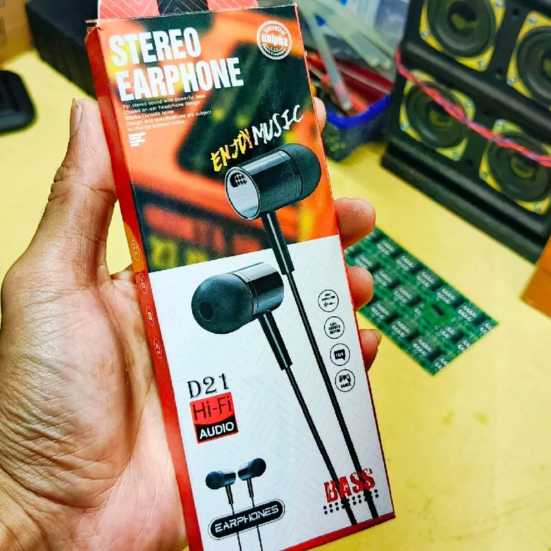 EARPHONE HEADSET D21 EXTRA BASS 3