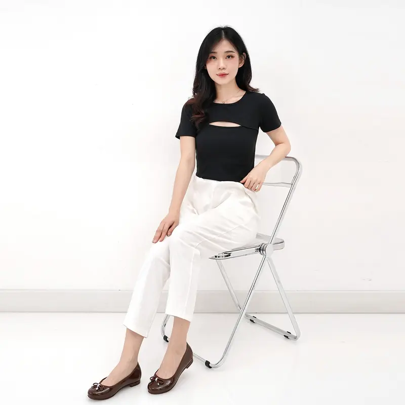 PORTO LSA-1 - Flatshoes Wanita Balet Casual Pita Korea | Flatshoes Wanita Elegan | Flatshoes Kuliah | Flatshoes Kerja Wanita | CherryRed | Chocolate 7