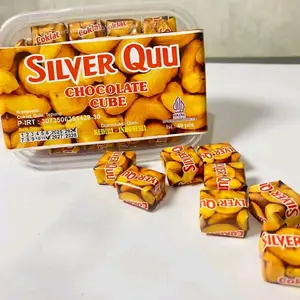 Silver Quu Coklat Cube Silverquu ISI 40PCS PER PAK Rasa Coklat
