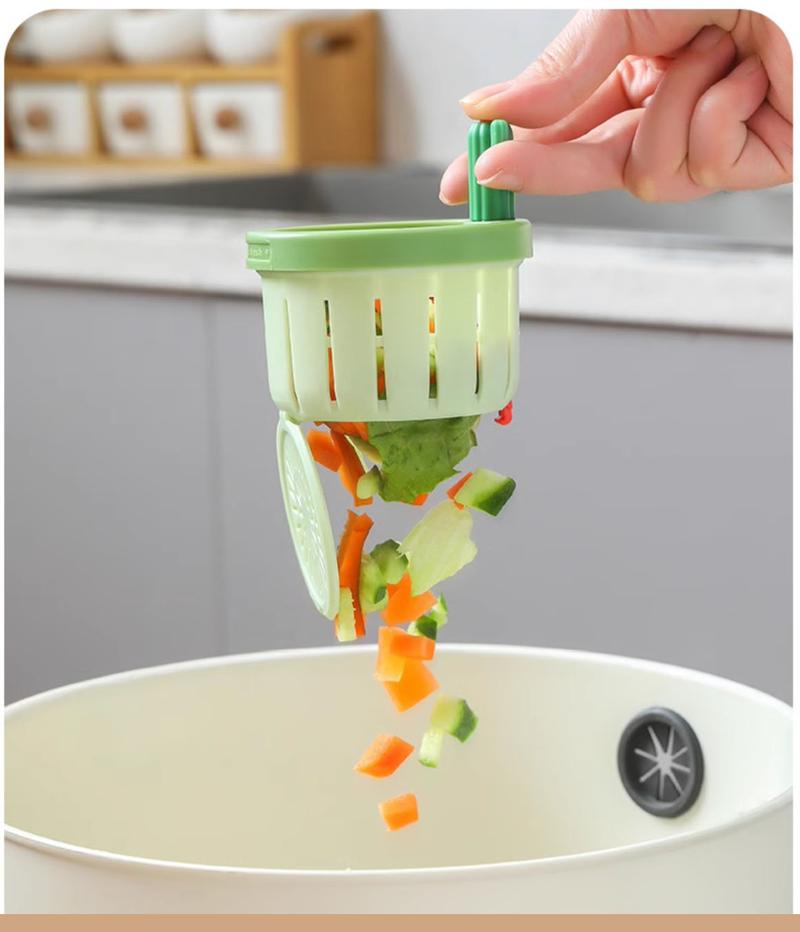 Product Introduction of Cactus Sink Filter Basket Home Kitchen Creative Drain Basket Sink Residue Filter Anti clogging Handheld Non dirty Hands 2